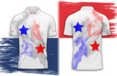 Panama white flag jersey